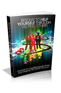 Resolve To Help Yourself Through Helping Others PLR Bundle